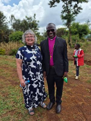 Woman and priest