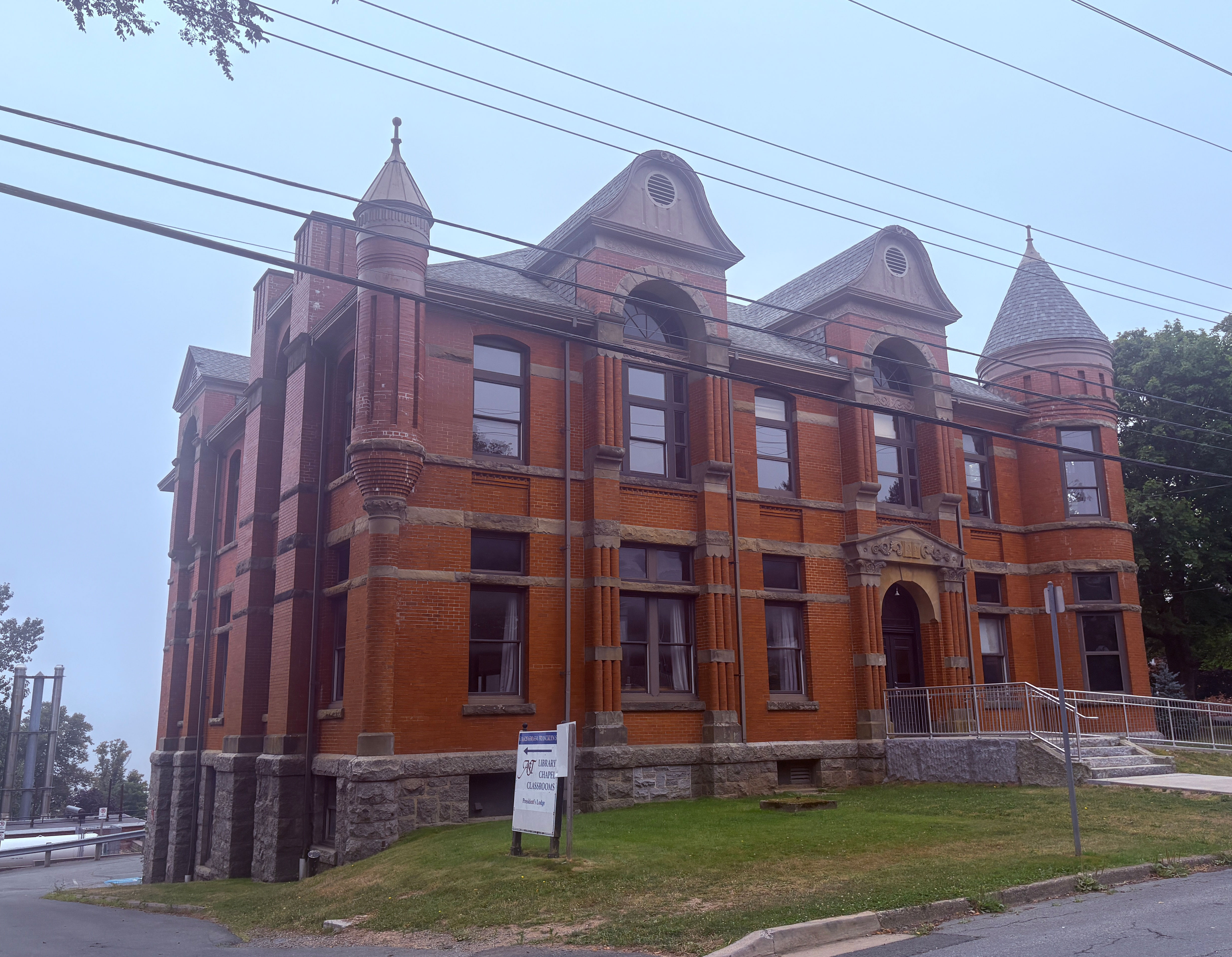Front of a building